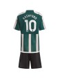 Billige Manchester United Marcus Rashford #10 Bortedraktsett Barn 2023-24 Kortermet (+ Korte bukser)